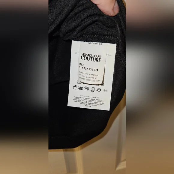 Versace Jeans Collection Black and Gold Top - Picture 6 of 9